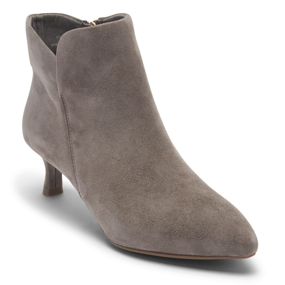 Rockport Womens Boots Grey - Total Motion Alaiya Ankle - UK 250-JOGEMD